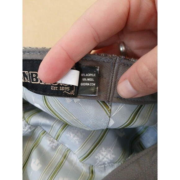 Vintage Goorin Bros Cadet Military Hat Women’s Cap Size M Boho - Picture 6 of 6